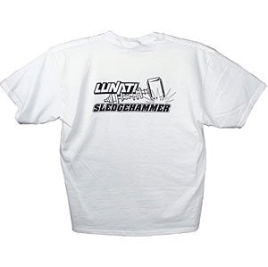 99001Xxxl Lunati Sledgehammer T-Shirt White - Xxxl
