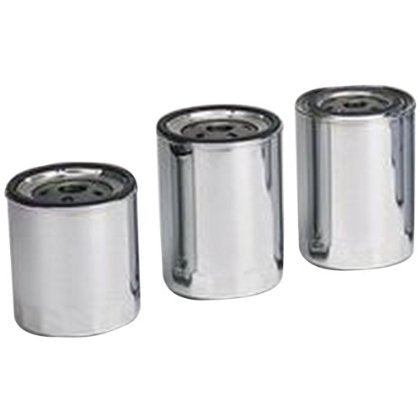 Moroso Oil Filter 22320, Fits Small Block Chevy, Big Block Chevy, Chrome, Tall Design
