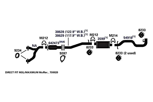 Exhaust Tail Pipe AP Exhaust Products 54918