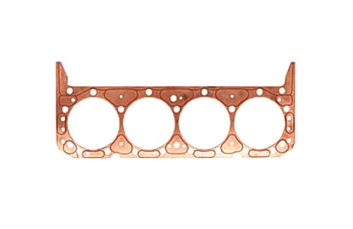 Cylinder Head Gasket, SCE Gaskets, ICS Titan, 4.060 in Bore, 0.040 in Compression Thickness, Copper, Driver Side, Small Block Mopar, Each