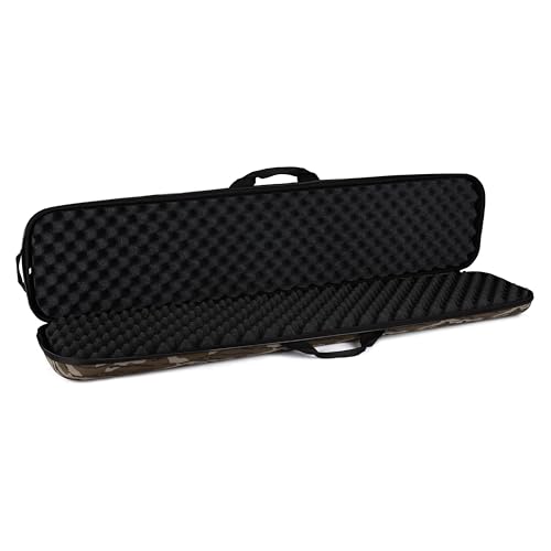 Plano Rifle Case Diverge, 49 in., Lightweight and Durable Gun Carrying Case, Detachable, Padded Shoulder Strap, High-Density Foam Inserts, Webbing Straps for Attachable Accessory Bags