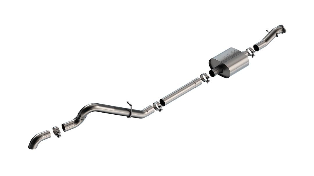 BORLA Cat-Back 140897 Performance Exhaust System 2021-2023 Ford Bronco 2.3L 4 Cyl. Automatic/Manual Transmission 4 Wheel Drive 2 & 4 Door. High Clearance Climber System.