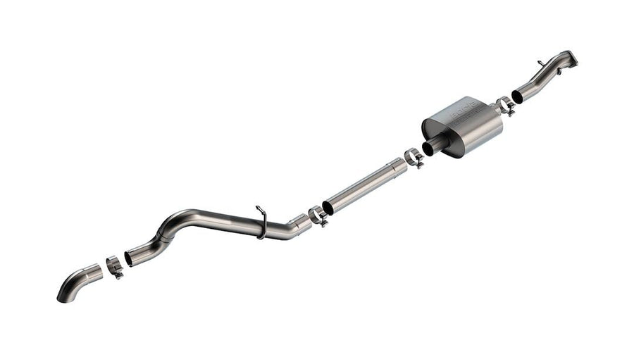 BORLA Cat-Back 140897 Performance Exhaust System 2021-2023 Ford Bronco 2.3L 4 Cyl. Automatic/Manual Transmission 4 Wheel Drive 2 & 4 Door. High Clearance Climber System.