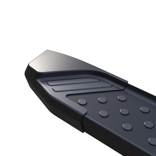 Storm Black Horse Running Boards Compatible with 2009-2025 Dodge Journey -STDJO70 Black