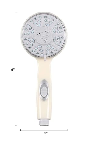 RV Shower Head Camco 43712 with On/Off Switch (Off-White)
