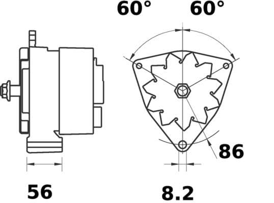Alternator Mahle - MG597