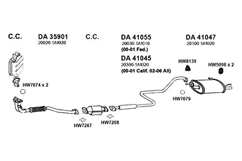 DA41045 Ansa Exhaust Resonator