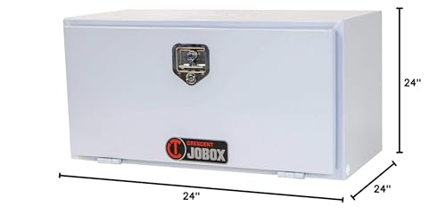 Crescent JOBOX White Steel Underbed Box 24" x 24" x 24" - 7924240