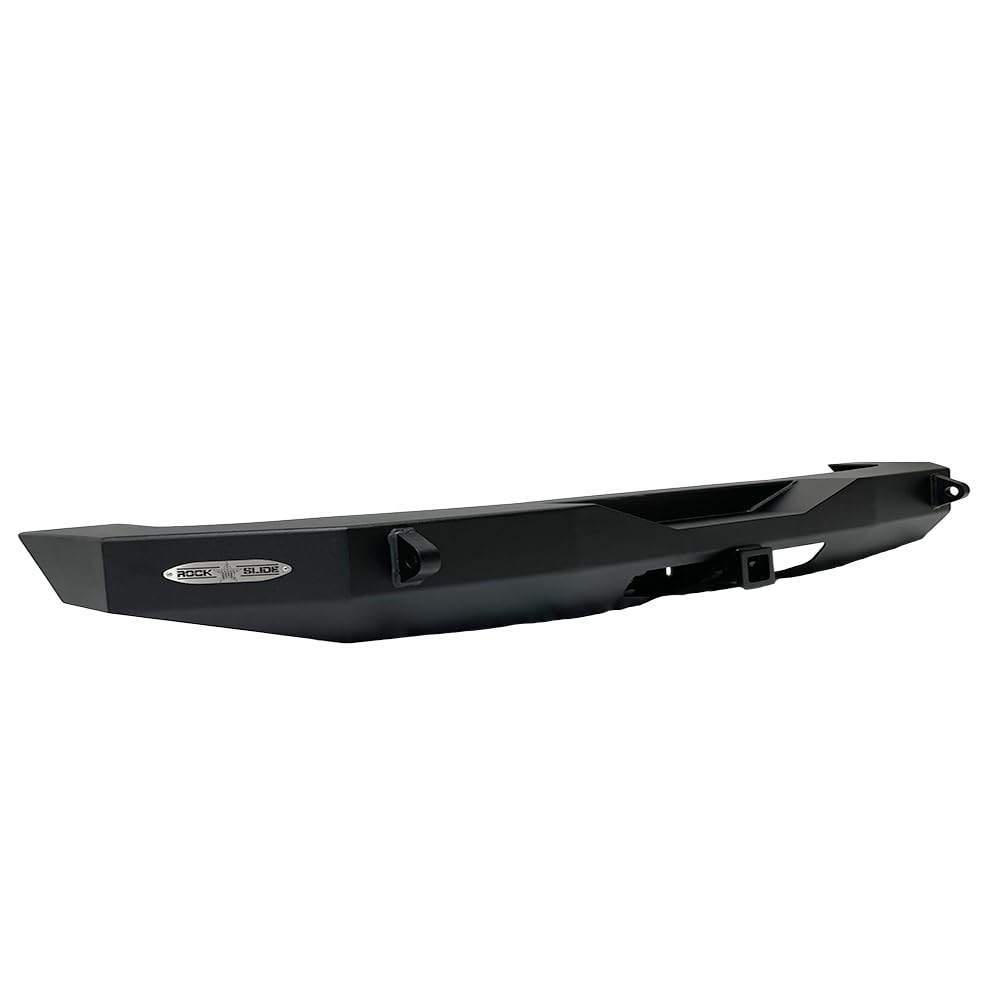 Rear Bumper Rock Slide Eng RB-F-101-JK With No Spare Carrier