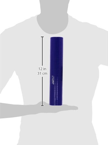 HPS Silicone High Temperature HTST-200-BLUE 4-ply Reinforced Tube Coupler Hose, 75 PSI Maximum Pressure, 12" Length, 2" ID, Blue
