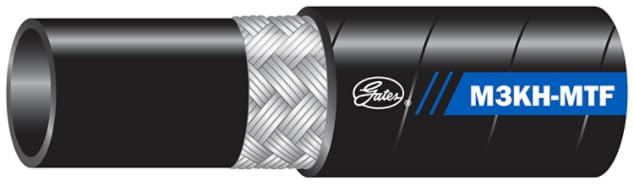 M3KH Wire Braid Hose - Gates-10M3KH-MTFXREEL High-Temp - SAE 100R17 - MegaTuff® Cover, 5/8"x220', 3250 Working PSI, -40°F to +250°F Temperature