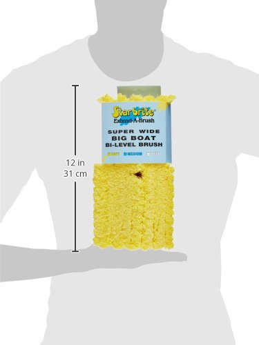 Big Boat Brush/Bi-Level STAR BRITE, Soft (Yellow) (040014)