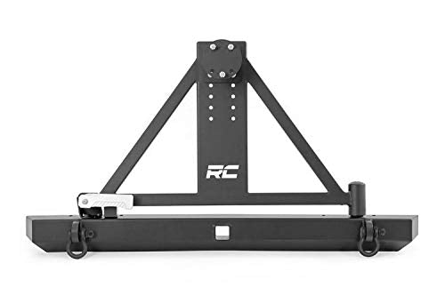 Rear Bumper Rough Country w/Tire Carrier for Jeep Wrangler TJ/YJ (1987-2006)