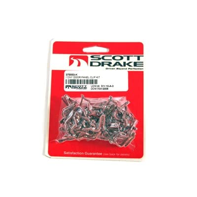 Pony/Deluxe Door Panel Clip Set Scott Drake 375553-K