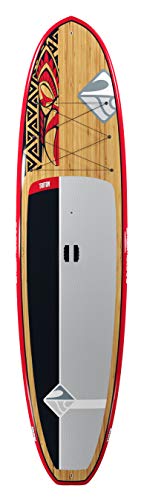 Triton Boardworks | Recreational Stand Up Paddleboard | Bombshell Epoxy Hardboard | 11' 6", Bamboo/Black (4440519518)