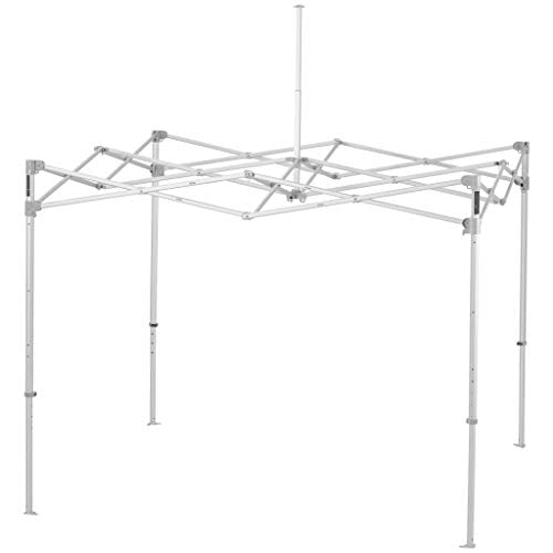 E-Z UP Instant Shelter Endeavor Canopy, 10' x 10', Octagonal-Legged Aluminum Frame, Professional Grade White Top, 100 Sq' of Shade