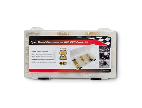A2032 PerTronix Wire Terminal Kit Brass Open Barrel with covers (326pcs)
