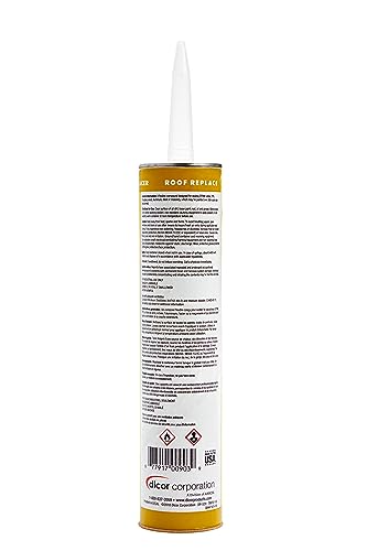 Dicor HAPS-Free 551LSV-1 Non-Leveling Lap Sealant - 10.3 Oz, Ivory, Secure, Ideal for RV Roofing, Maintenance, Repair, Appliance Application