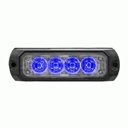 Heise Blue Single Color Marker Lights - 3.8 Inch - 4 Led
