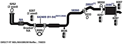 Exhaust Gasket AP Exhaust 9252