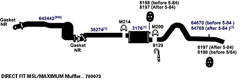 Exhaust Hanger AP Exhaust 8198