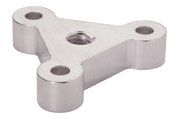 25-Degree Attwood Sure Grip Steel Rod Holder with Mounting Base and 4-Inch Stem, Black Finish