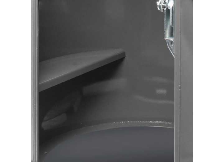 Above Ground TWP05 Twisterpod Max Storm Shelter, 6 Person, EF5 Rated, 63.5" W x 72" H, Rail Grey