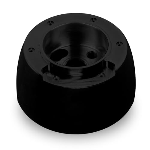 Vette Three Spoke Black Billet Aluminum Steering Wheel HUB Adapter for SIX PRE-'67 GM