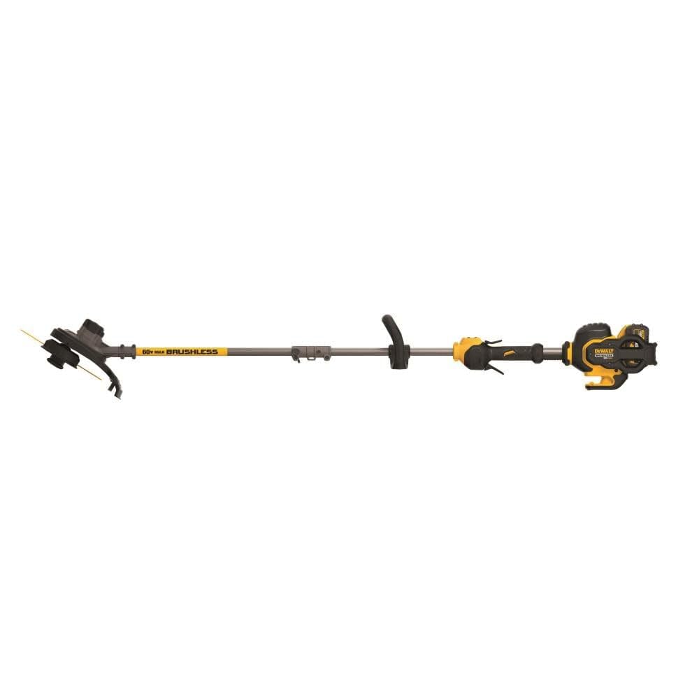FLEXVOLT DEWALT 60V MAX* String Trimmer, Brushless, Two Speed, 15-Inch, 3-Ah Battery (DCST970X1)