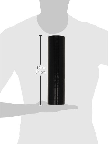 HPS HTST-268-BLK High Temperature Silicone 4-ply Reinforced Tube Coupler Hose, 60 PSI Maximum Pressure, 12" Length, 2-2/3" ID, Black