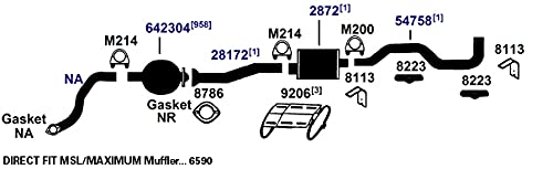 Exhaust Tail Pipe AP Exhaust Products 54758