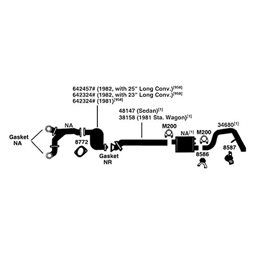 Exhaust Muffler AP Exhaust Products 7391