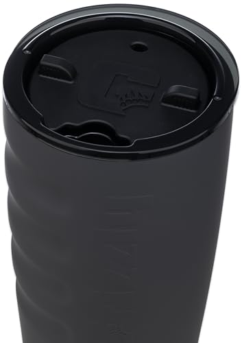 20 oz Grizzly Grip Cup with Mag Lid | Vacuum Insulated | For Coffee Car Travel Beach Camping Hiking Hunting Fishing | Stealth Gray