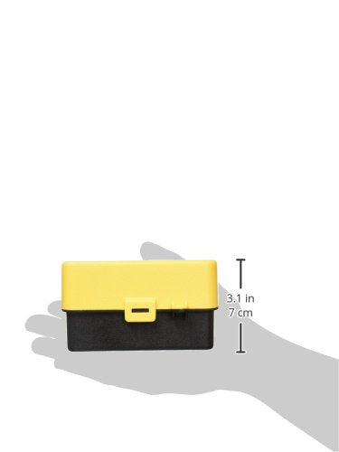 Plano 20 Gauge Shot Shell Box, Black, Plastic Ammo Storage Crate, Shotgun Shell Case Can, Small Ammo Box with Dependable Closures and Deep Individual Slots, Holds Up to 25 Rounds