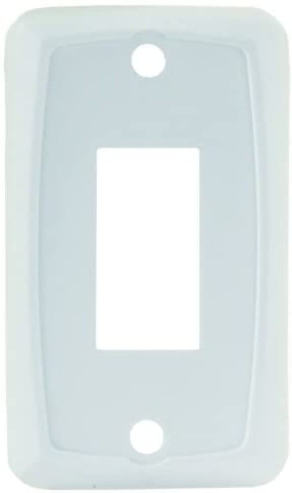 Single JR Products Switch 12845 White Face Plate