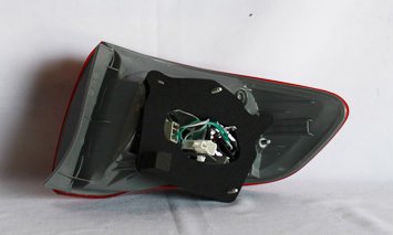 Left TYC Tail Light Assembly Compatible with 2009-2010 Toyota Corolla