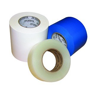 Dr. Shrink 6 in. x 180 ft. Pinked Heat Shrink Tape44; Blue