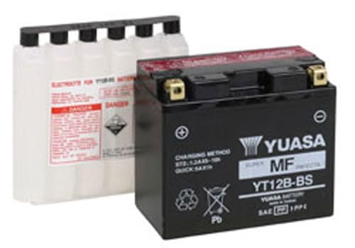 YT12B-BS Yuasa YUAM6212B Maintenance Free AGM Battery with Acid pack