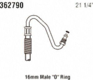 Power Steering Return Line Hose Assembly Gates 362790