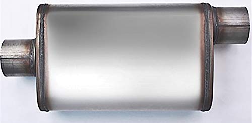 49225 Different Trends 4.00Inx9.00Inx14.00 Offset/Center Flow Ii Ss Muffler 2.25In Id / 2.25In Od