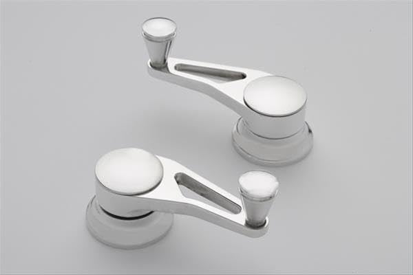 Billet Aluminum Vent Window Crank Lokar IDH-2023 Polished