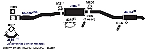Exhaust AP Products Bracket 8359