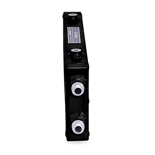 Mishimoto Universal Dual Pass Bar & Plate Oil Cooler Heat Exchanger Medium Black