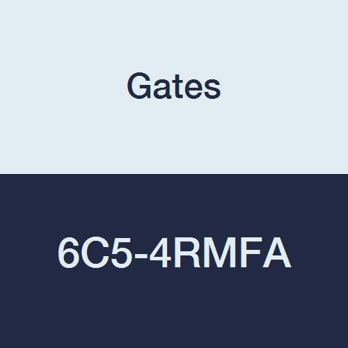 Gates Field Attachable 6C5-4RMFA for C5C, C5D and C5M Hose, SAE Male Flareless Assembly, Steel, 5/16" ID