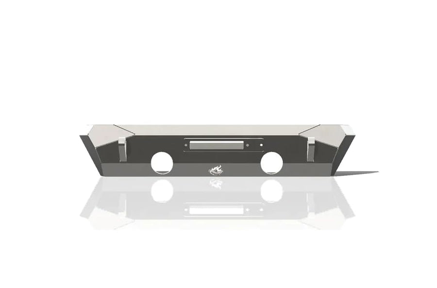CrawlTek Stubby Pyro Front Bumper - Black compatible with 2007-2018 Jeep Wrangler JK
