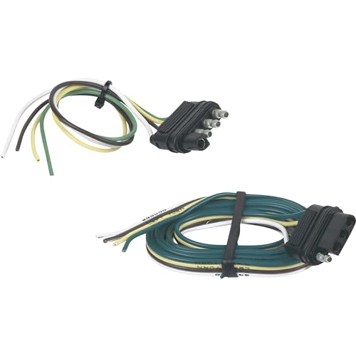 4-Wire Flat Connector Hopkins Towing Solutions - 48in Car/12in Trailer