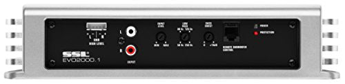 EVO2000.1 Sound Storm 2000 Watt, 2 Ohm Stable Class A/B, Monoblock, MOSFET Car Amplifier with Remote Subwoofer Control