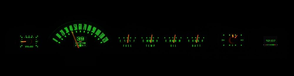 Dakota Digital Retrotech RTX-50M-X Gauge Instrument System Compatible with 1950-51 Mercury Car