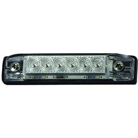 4" RGBW Slim Line LED Utility Strip Light - Clear Lens - Pkgd.