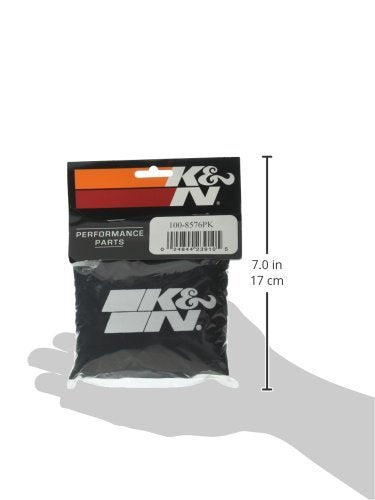 Black K&N 100-8576PK Precharger Filter Wrap - For Your K&N 100-8576 Filter
